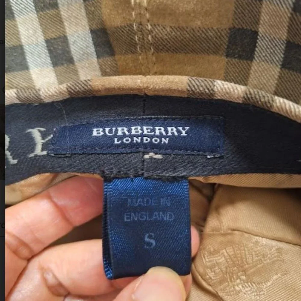 Burberry Vintage Suede Newsboy cap - Size S - Picture 5 of 9
